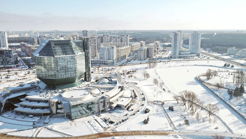 Новый год в  столице Беларуси